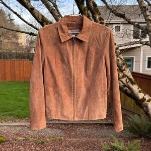 Vintage Tan Suede Jacket
